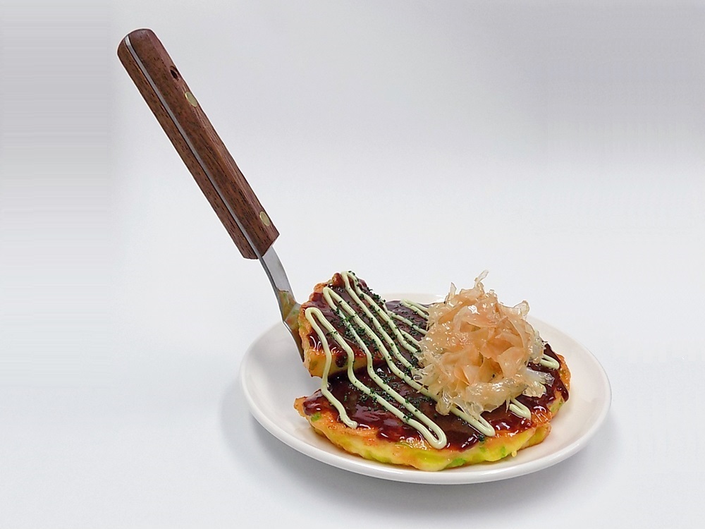 Okonomiyaki (Pancake) Smartphone Stand Fake Food Japan