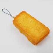 Age-dashi (Fried) Tofu Cell Phone Charm/Zipper Pull - Fake Food Japan