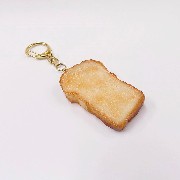Bread Slice (large) Keychain - Fake Food Japan