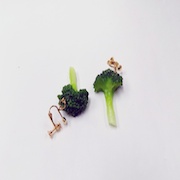 Broccoli (small) Clip-On Earrings - Fake Food Japan