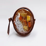Curry Rice Circular Purse - Fake Food Japan