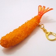Deep Fried Shrimp Keychain - Fake Food Japan