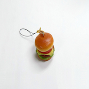 Deluxe Burger Cell Phone Charm/Zipper Pull - Fake Food Japan