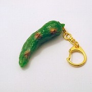 Grilled Green Pepper Keychain - Fake Food Japan