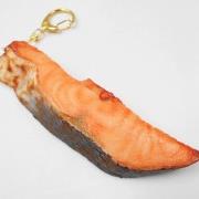 Grilled Salmon (large) Keychain - Fake Food Japan