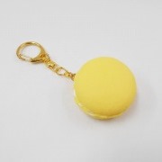 Macaron (yellow) Keychain - Fake Food Japan