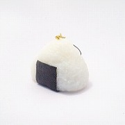 Onigiri (Rice Ball) (large) Cell Phone Charm/Zipper Pull - Fake Food Japan