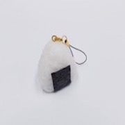 Onigiri (Rice Ball) (medium) Cell Phone Charm/Zipper Pull - Fake Food Japan