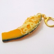 Pumpkin Tempura Keychain - Fake Food Japan