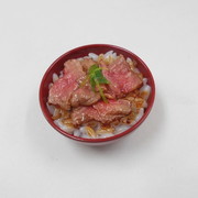Roast Beef & Rice Mini Bowl - Fake Food Japan