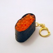 Salmon Roe Battleship Roll Sushi Keychain - Fake Food Japan