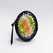 Salmon Roe & Scallop Rice Circular Purse - Fake Food Japan