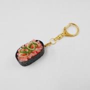 Scallion & Tuna Battleship Roll Sushi (small) Keychain - Fake Food Japan