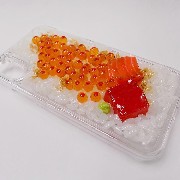 Seafood Rice Bowl iPhone X Case - Fake Food Japan