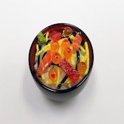 Seafood Rice Bowl Mini Bowl - Fake Food Japan