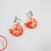 Shrimp (mini) Pierced Earrings - Fake Food Japan