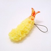 Shrimp Tempura (small) Cell Phone Charm/Zipper Pull - Fake Food Japan