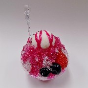 Strawberry Kakigori (Snow Cone/Shaved Ice) Small Size Replica