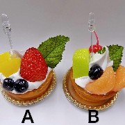 Strawberry Tart Small Size Replica - Fake Food Japan