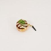 Takoyaki (Fried Octopus Ball) with Mayonnaise (small) Headphone Jack Plug - Fake Food Japan