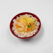 Ten-don (Rice with Tempura) Mini Bowl - Fake Food Japan