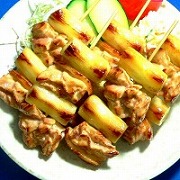 Yakitori (Grilled Chicken on Skewers) Replica - Fake Food Japan