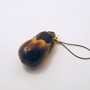 eggplant_small_cell_phone_charm_zipper_pull