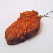 grilled_steak_cell_phone_charm_zipper_pull