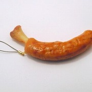 sausage_with_bone_cell_phone_charm_zipper_pull