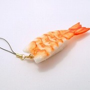 shrimp_sushi_cell_phone_charm_zipper_pull