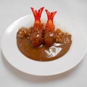 deep_fried_shrimp_curry_rice_small_size_replica