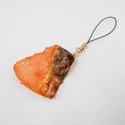 grilled_salmon_small_cell_phone_charm_zipper_pull