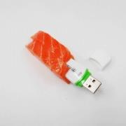2 Cuts of Salmon Sashimi USB Flash Drive (8GB) - Fake Food Japan