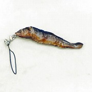Ayu (Sweetfish) Cell Phone Charm/Zipper Pull - Fake Food Japan