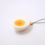 Boiled Egg Cell Phone Charm/Zipper Pull - Fake Food Japan