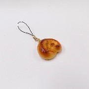 Bread (round) Cell Phone Charm/Zipper Pull - Fake Food Japan