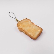 Bread Slice (large) Cell Phone Charm/Zipper Pull - Fake Food Japan