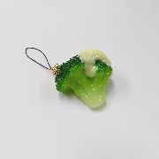 Broccoli with Mayonnaise Cell Phone Charm/Zipper Pull - Fake Food Japan