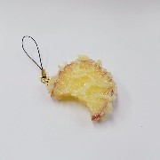 Broken Sweet Potato Tempura Cell Phone Charm/Zipper Pull - Fake Food Japan