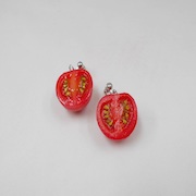 Cherry Tomato (half-size) Clip-On Earrings