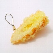 Chikuwa (Boiled Fish Paste) Tempura Cell Phone Charm/Zipper Pull - Fake Food Japan