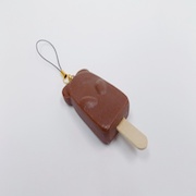 Chocolate Ice Cream Bar Cell Phone Charm/Zipper Pull - Fake Food Japan