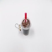 Cocoa with Whipped Cream (mini) Cell Phone Charm/Zipper Pull - Fake Food Japan