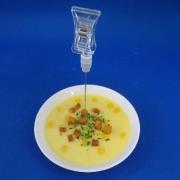 Corn Potage Soup Small Size Replica - Fake Food Japan