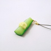 Cucumber Cell Phone Charm/Zipper Pull - Fake Food Japan