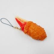 Deep Fried Crab Claw Cell Phone Charm/Zipper Pull - Fake Food Japan