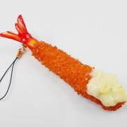 Deep Fried Shrimp (small) with Tartar Sauce Cell Phone Charm/Zipper Pull - Fake Food Japan