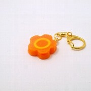 Flower-Shaped Carrot Ver. 1 Keychain - Fake Food Japan