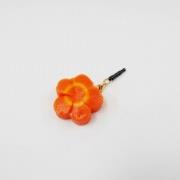 Flower-Shaped Carrot Ver. 2 Headphone Jack Plug - Fake Food Japan