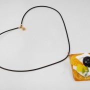 Fruits Topped Cookie Necklace - Fake Food Japan